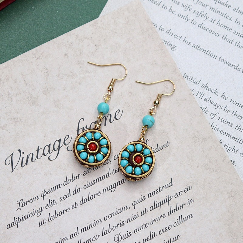 Wholesale Exotic Retro Alloy Earrings